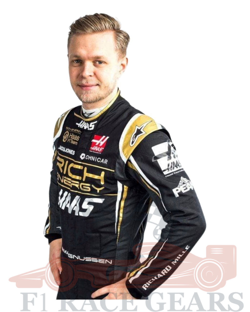 F1 Kevin Magnussen Haas F1 team 2019 race suit