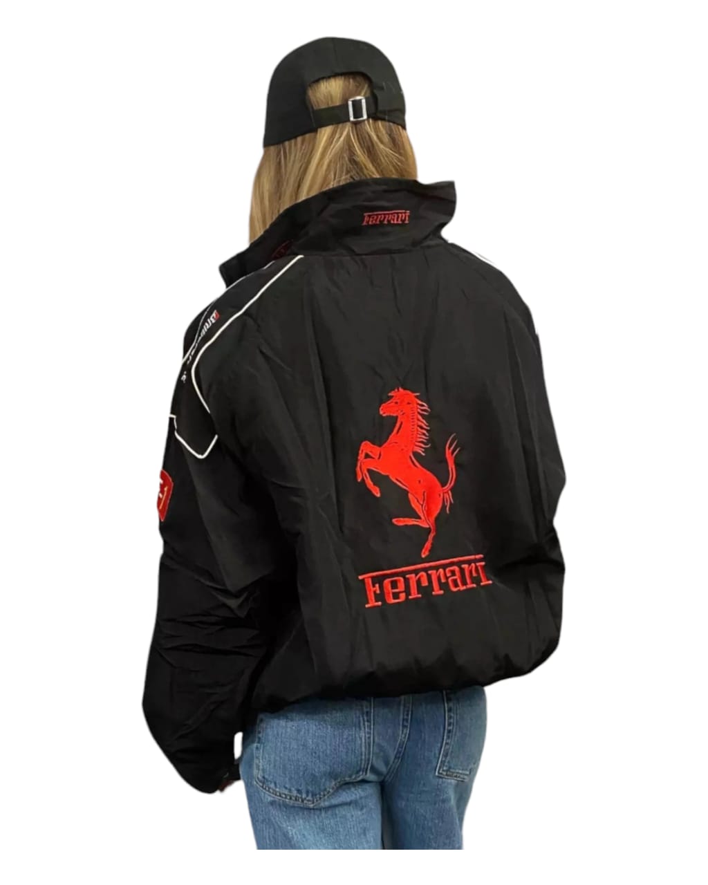 F1 Ferrari Racing vintage Embroidry  Jacket
