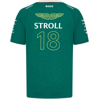 Aston Martin Aramco F1 2024 Lance Stroll Team Driver T-Shirt