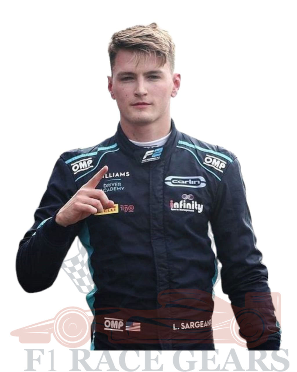 F1 Logan Sargeant Williams Racing 2022 race suit