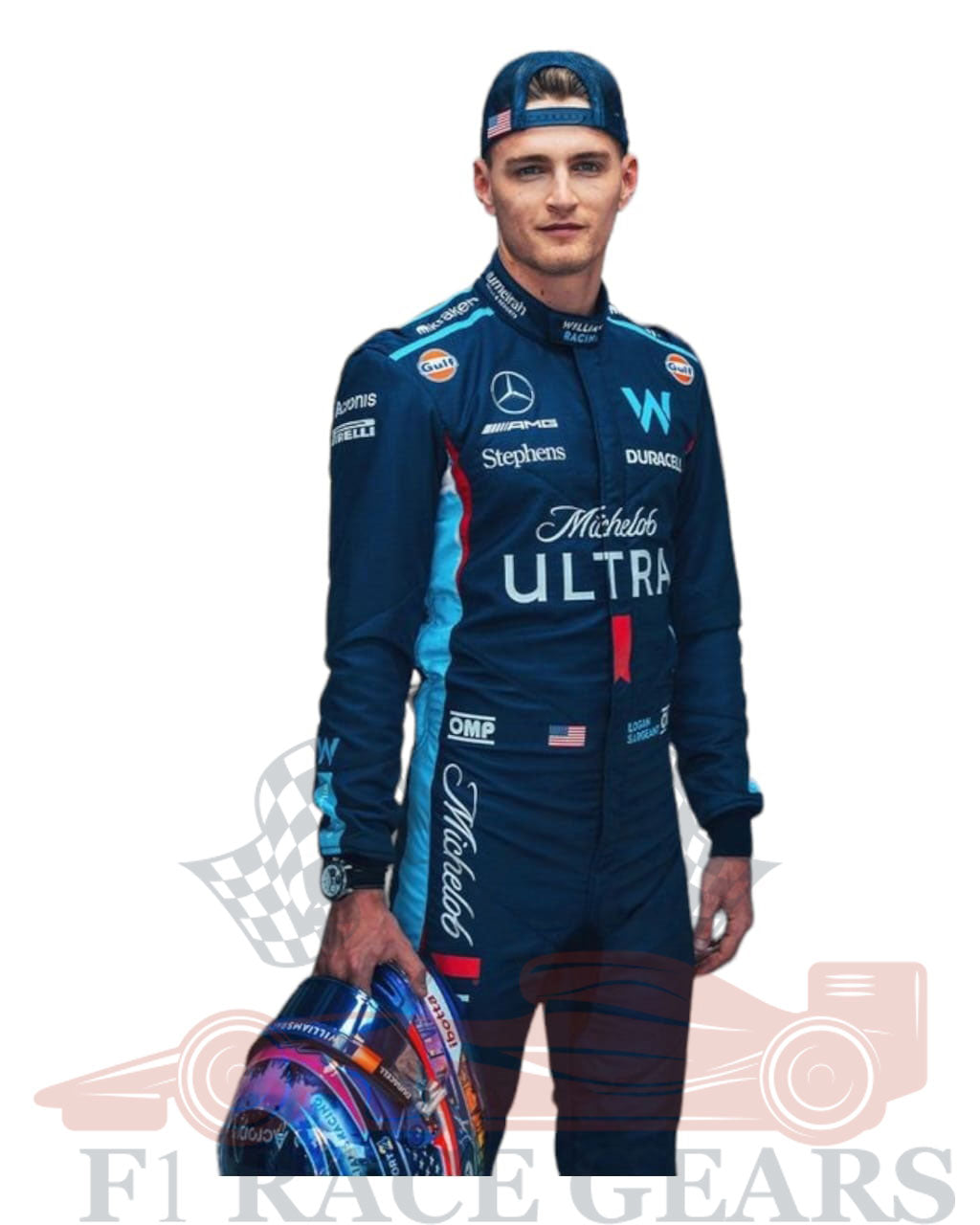 F1 Logan Sargeant Las Vegas  Williams Racing 2023 race suit