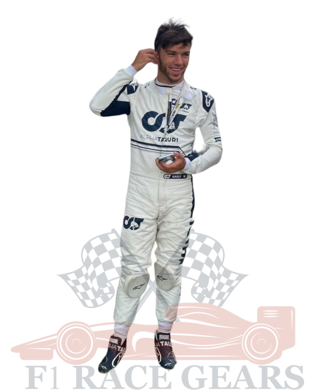 F1 Pierre Gasly alpha tauri Alpine 2022 race suit