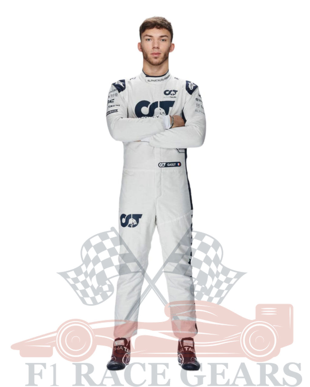 F1 Pierre Gasly alpha tauri Alpine 2022 race suit