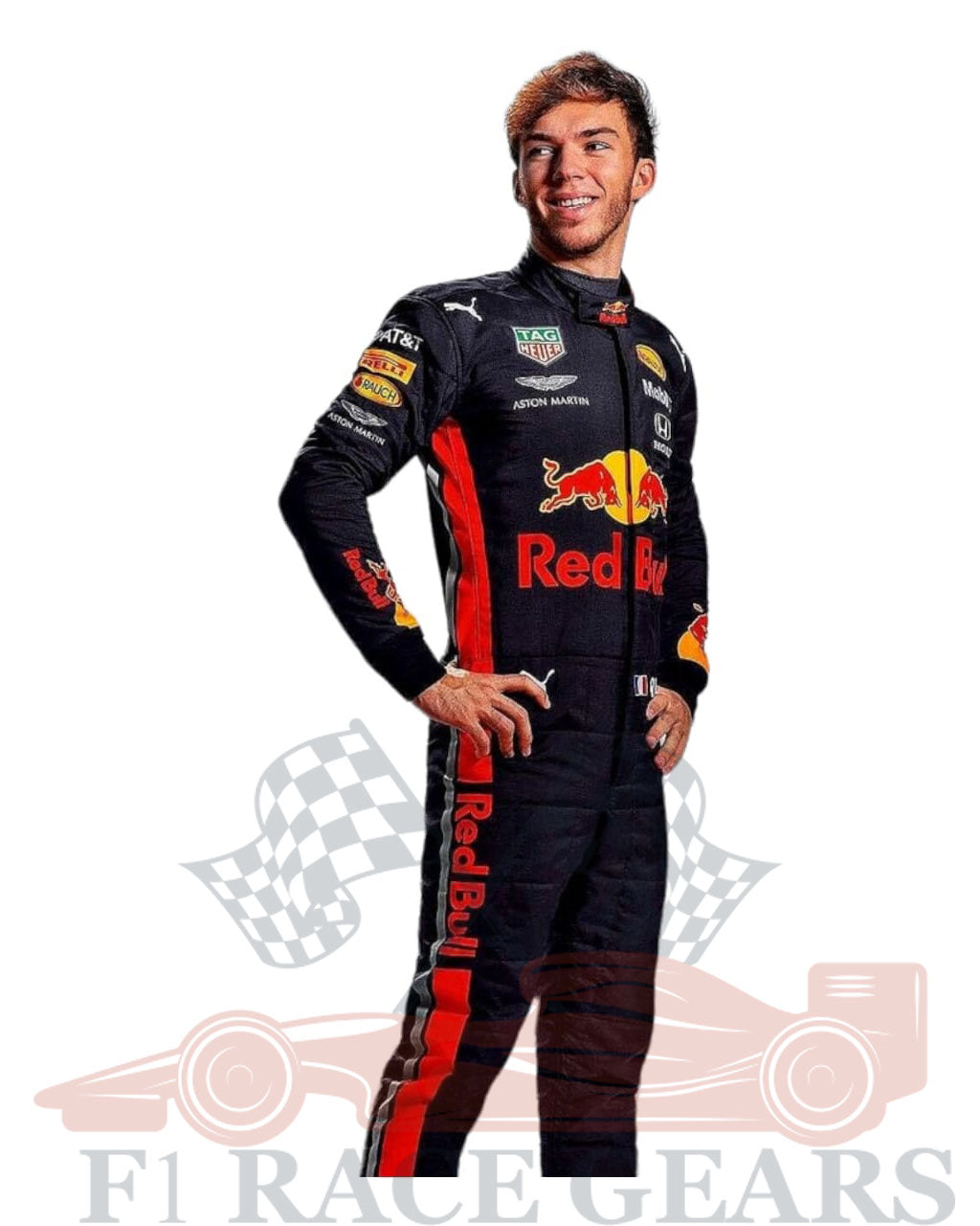 F1 Pierre Gasly Red bull 2019 race suit