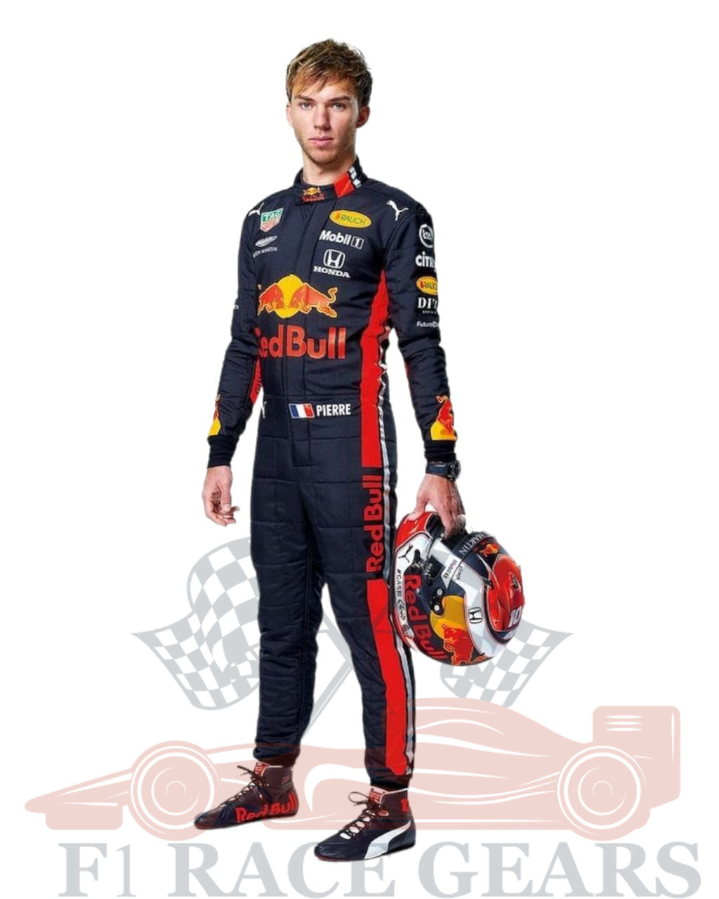 F1 Pierre Gasly Red bull 2019 race suit
