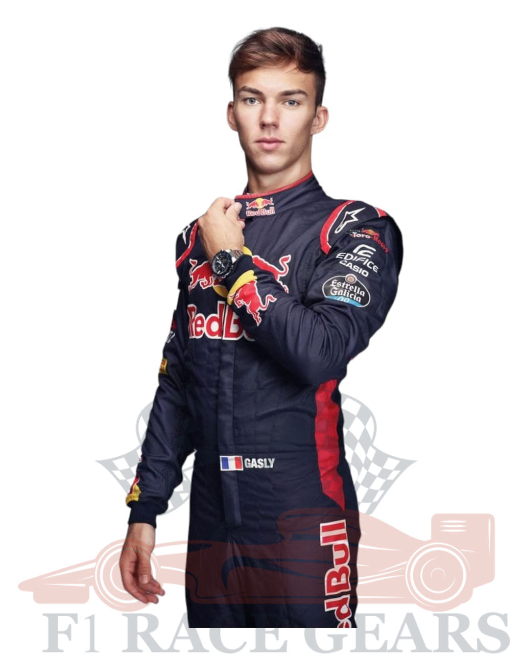F1 Pierre Gasly Red bull 2017 race suit