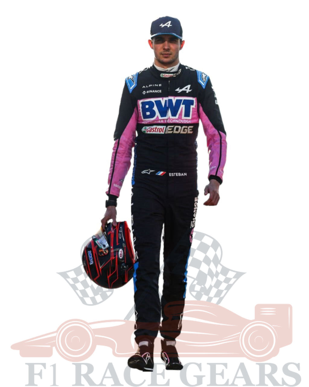 F1 Esteban ocon Alpine 2023 race suit