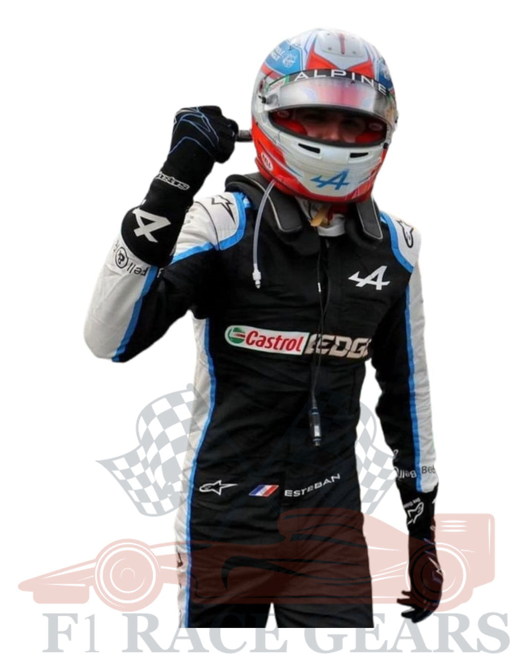 F1 Esteban ocon Alpine 2021 race suit
