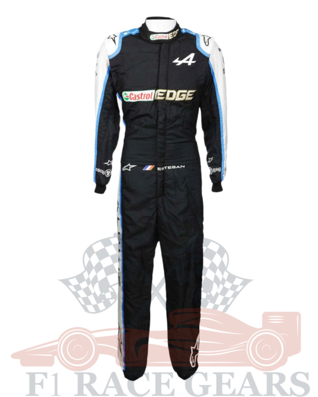 F1 Esteban ocon Alpine 2021 race suit