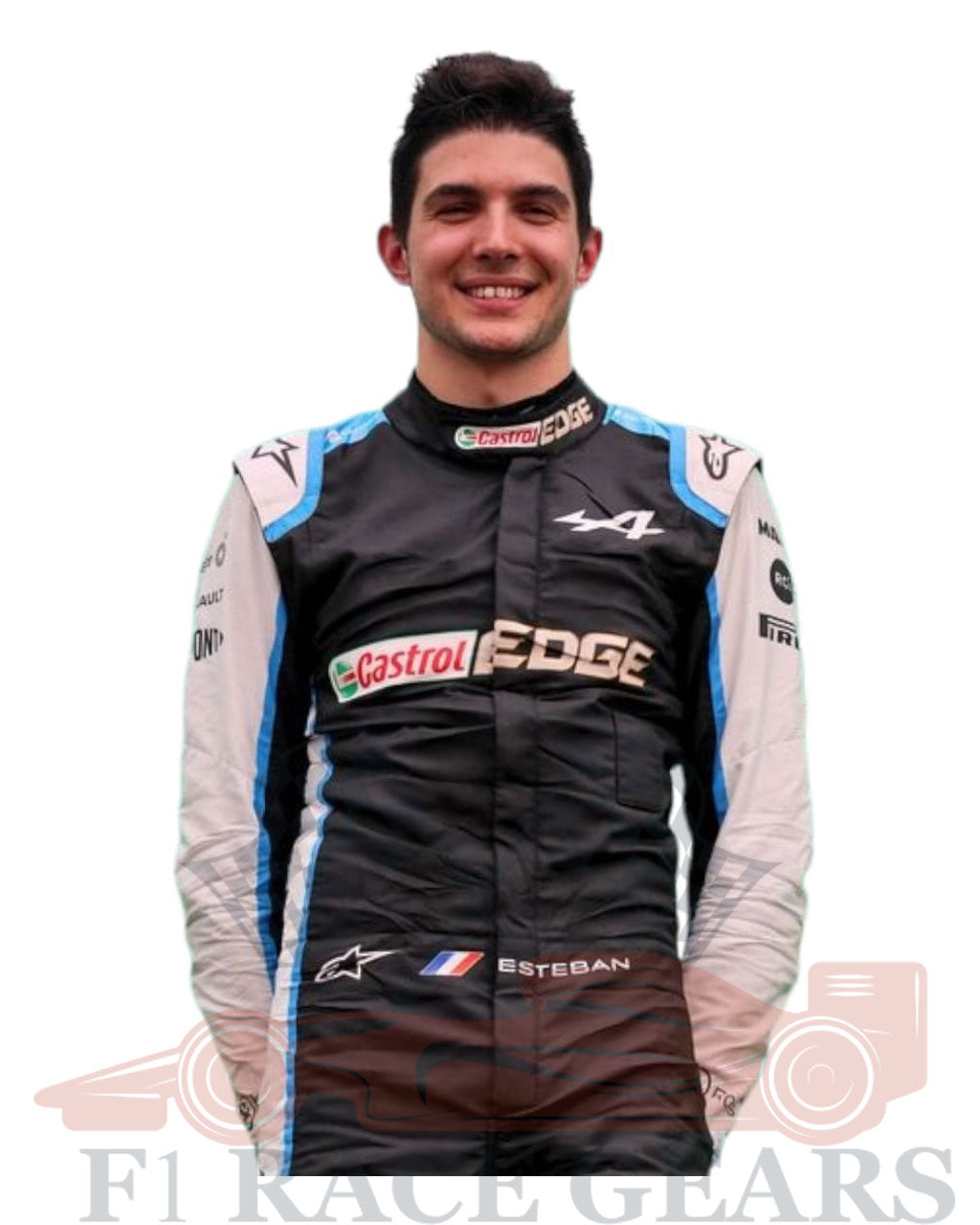 F1 Esteban ocon Alpine 2021 race suit
