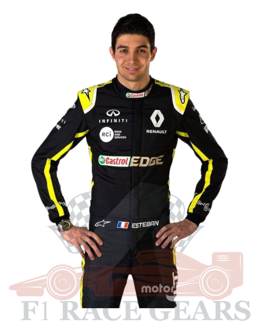 F1 Esteban ocon Renault 2020 race suit