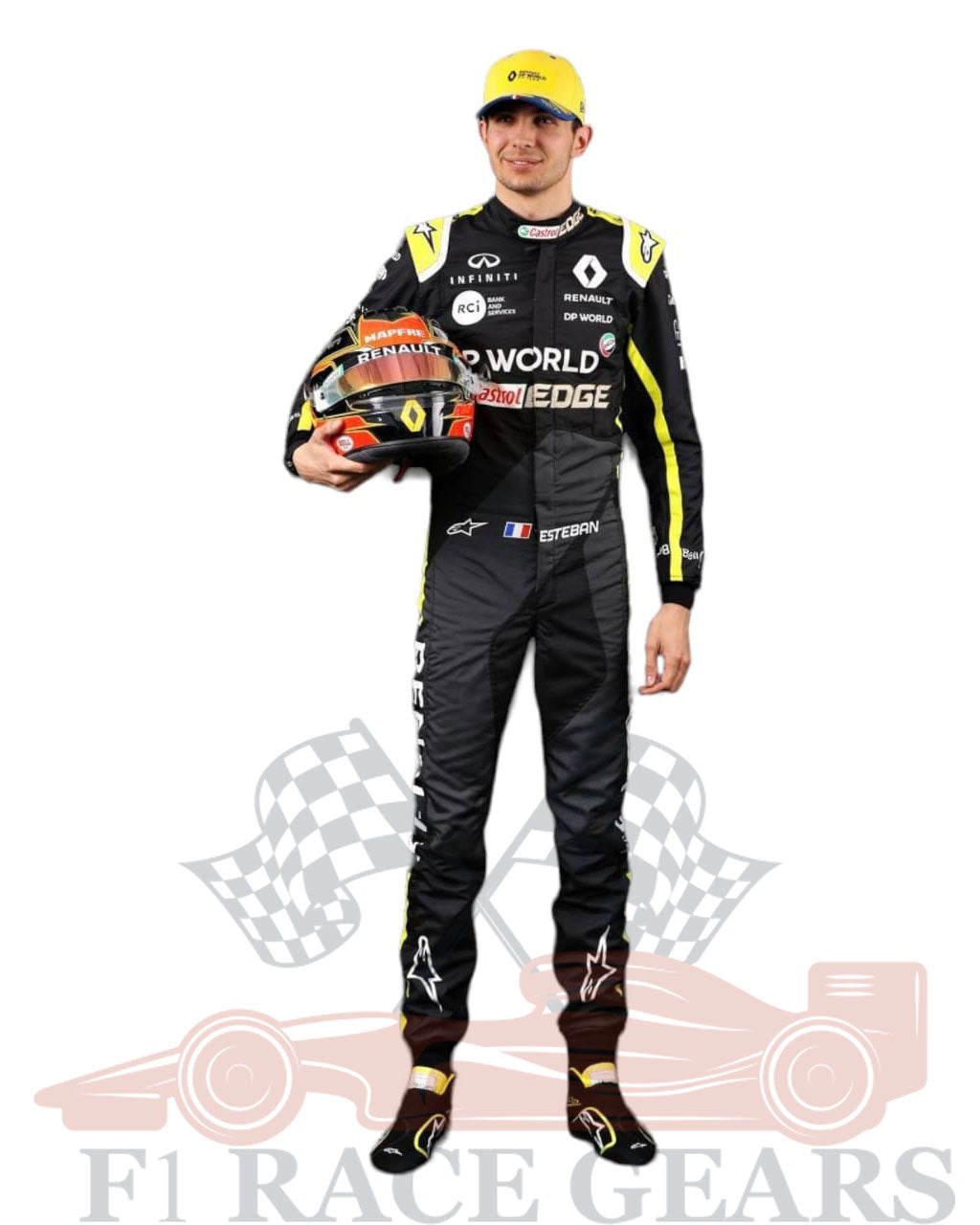 F1 Esteban ocon Renault 2020 race suit