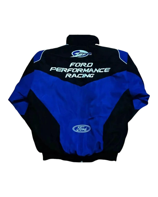 Vintage Navy/Blue Ford Performance Racing Bomber Jacket