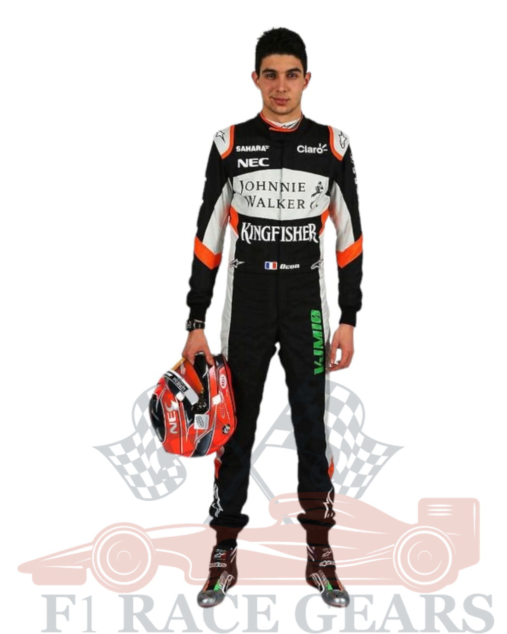 F1 Esteban ocon Alpine 2016 race suit