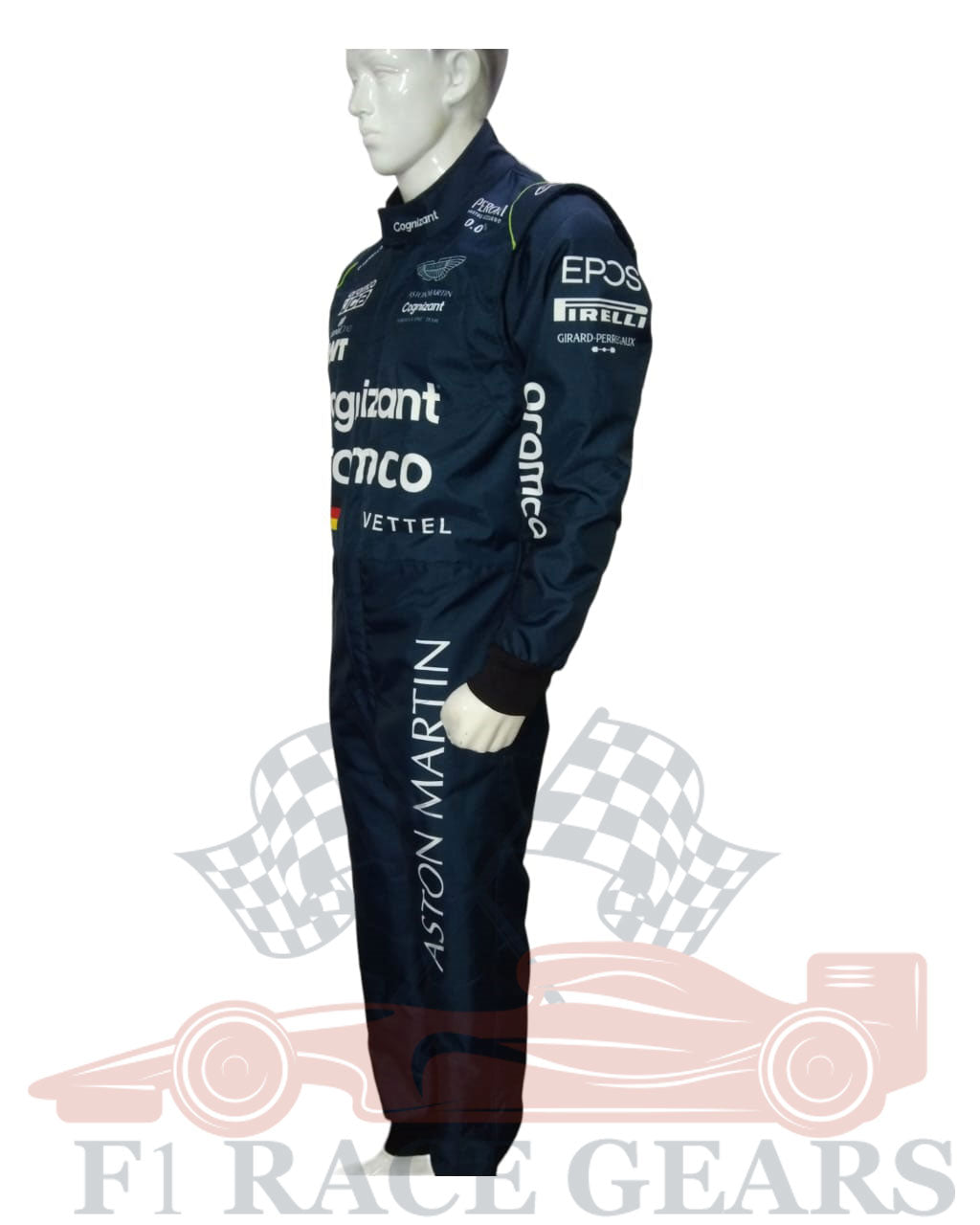 F1 Sebastian vettel Aston Martin 2023 race suit