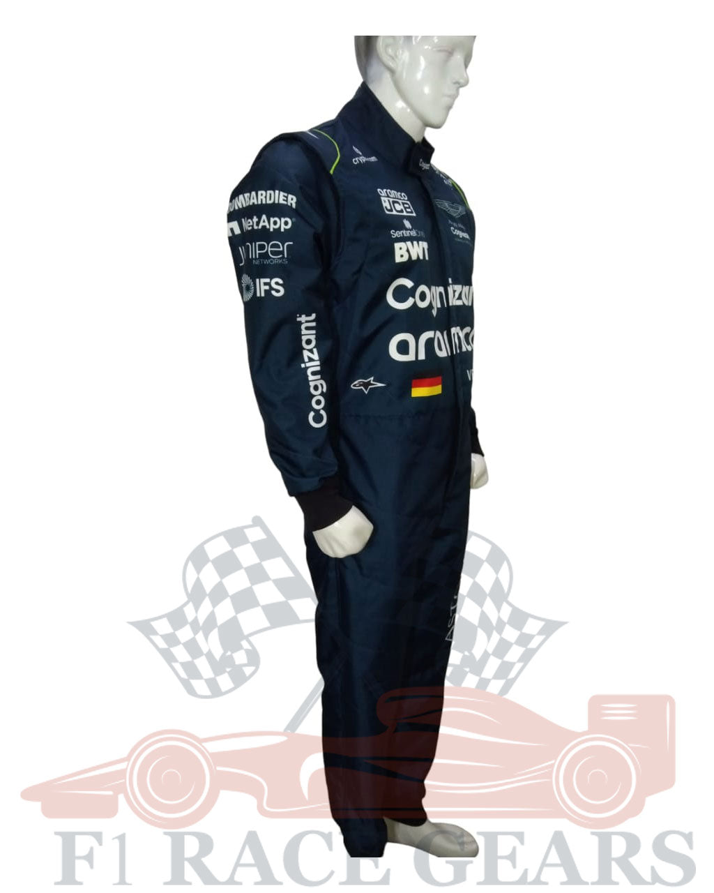 F1 Sebastian vettel Aston Martin 2023 race suit
