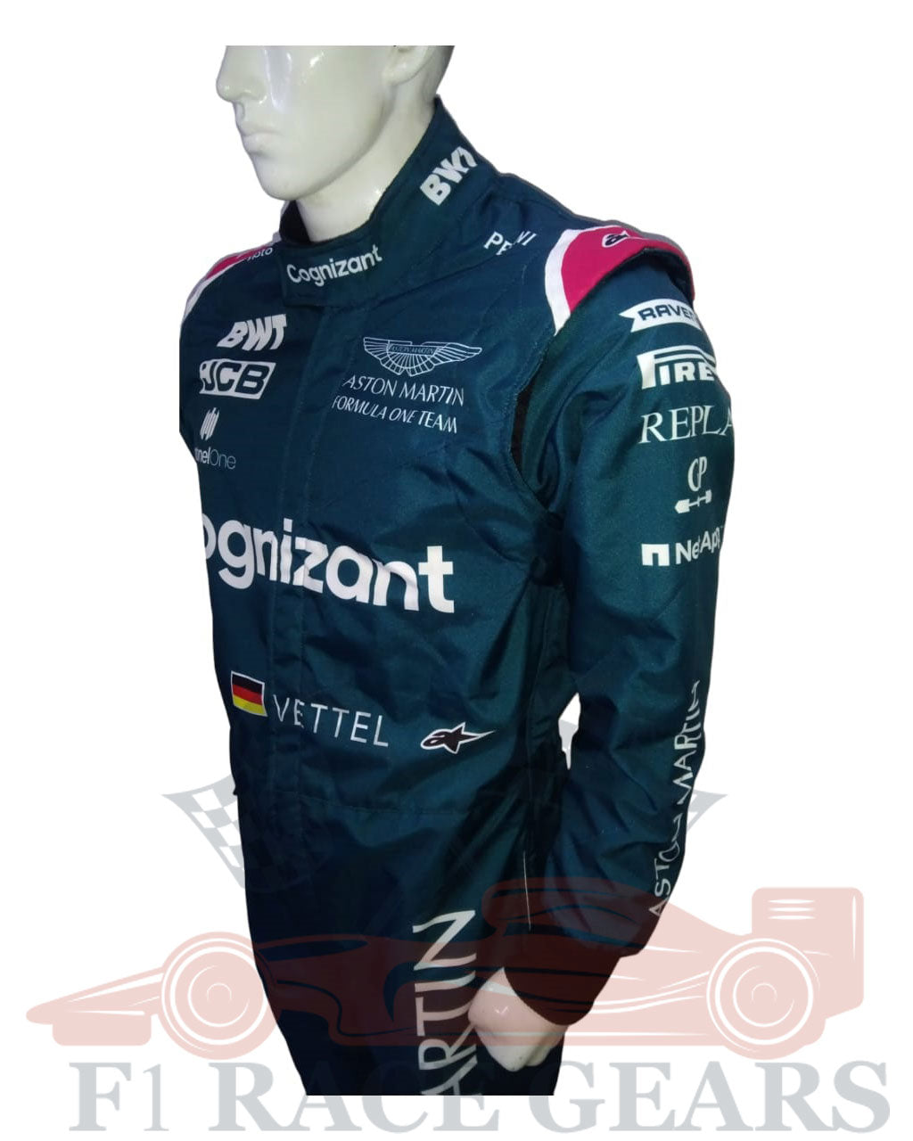 F1 Sebastian vettel Aston Martin 2021 race suit
