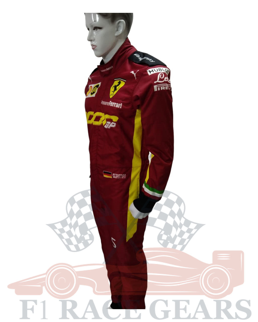 F1 Sebastian vettel Ferrari 2020 race suit