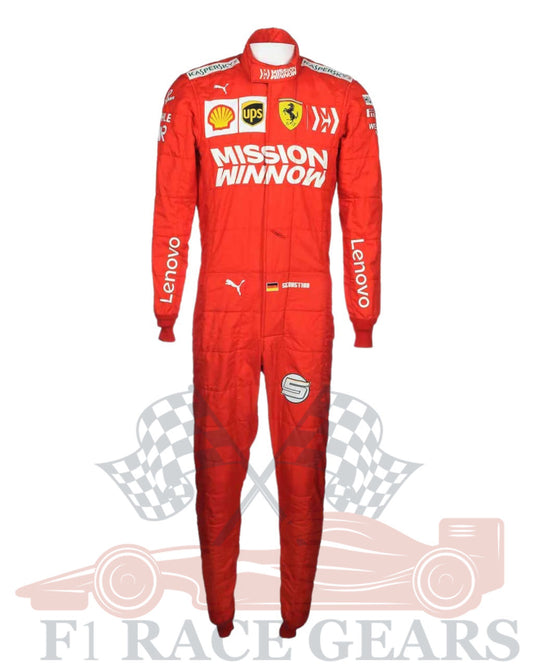 F1 Sebastian vettel scuderia 2019 ferrari race suit