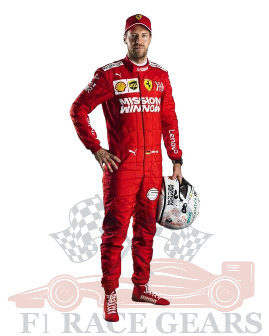 F1 Sebastian vettel scuderia 2019 ferrari race suit