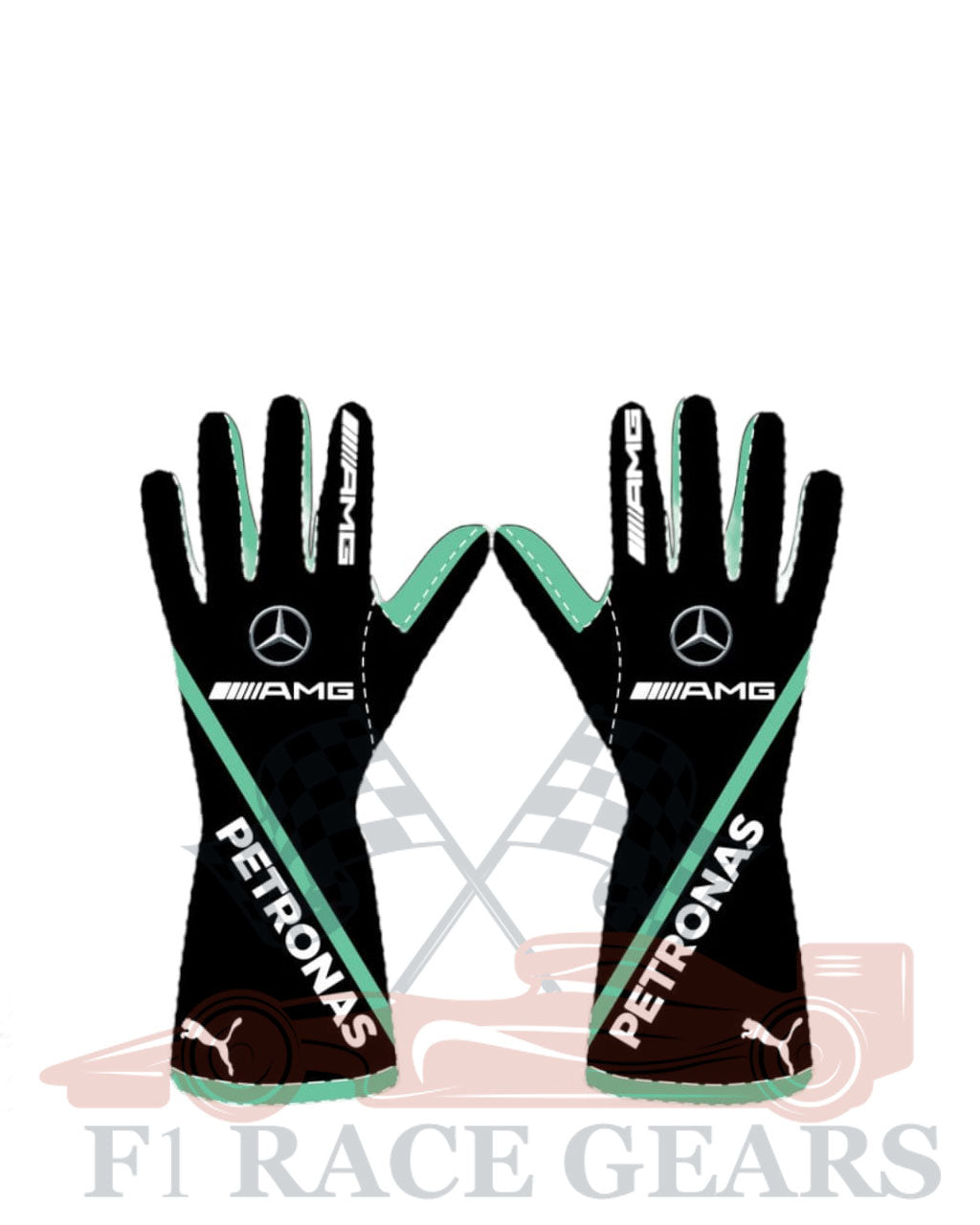 F1 Mercedes lewis Hamilton 2023 race gloves