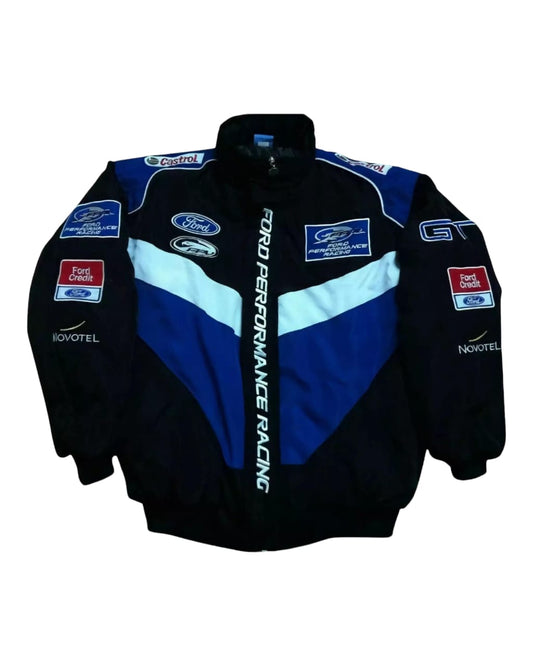Vintage Navy/Blue Ford Performance Racing Bomber Jacket