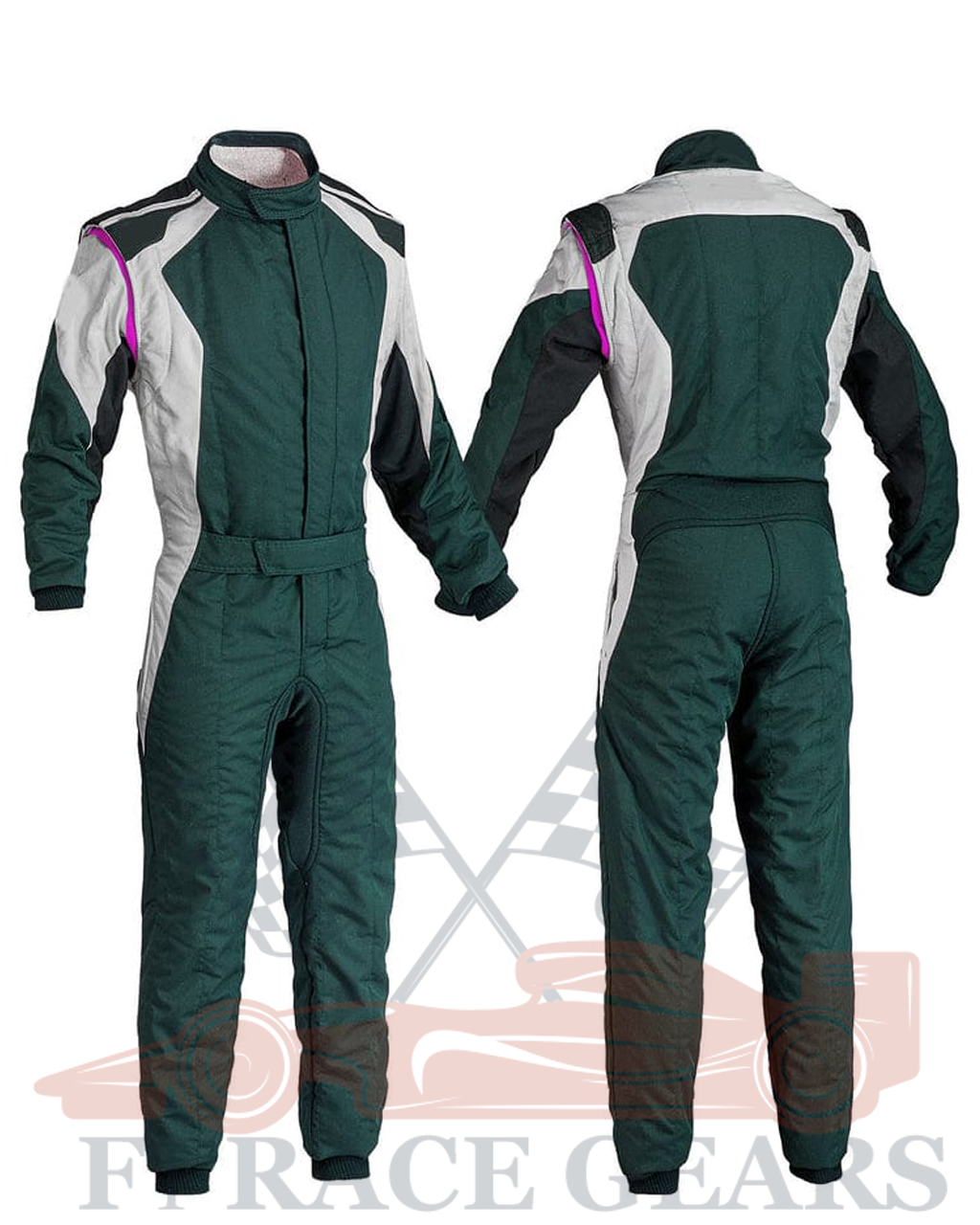 Go kart cardyra ra e suit Green & grey