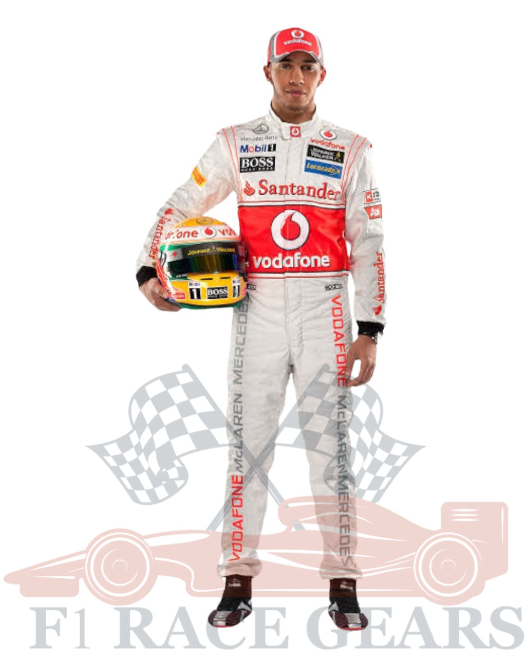 F1 Mercedes Lewis Hamilton 2013 race  suit