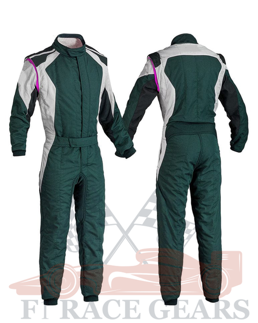 Go kart cardyra ra e suit Green & grey