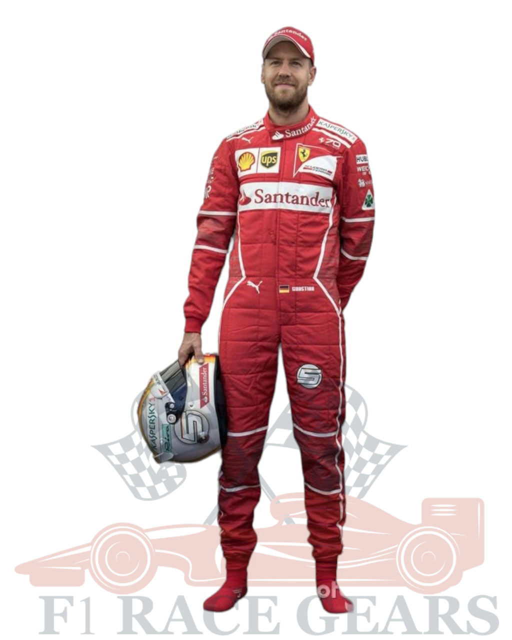 F1 Sebastian vettel  Australian gp 2017 ferrari race suit