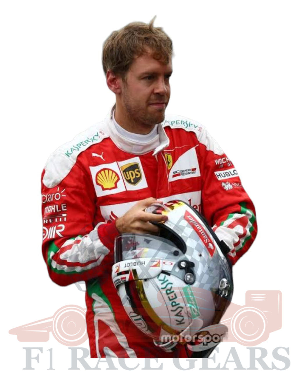 F1 Sebastian vettel 2016 ferrari race suit
