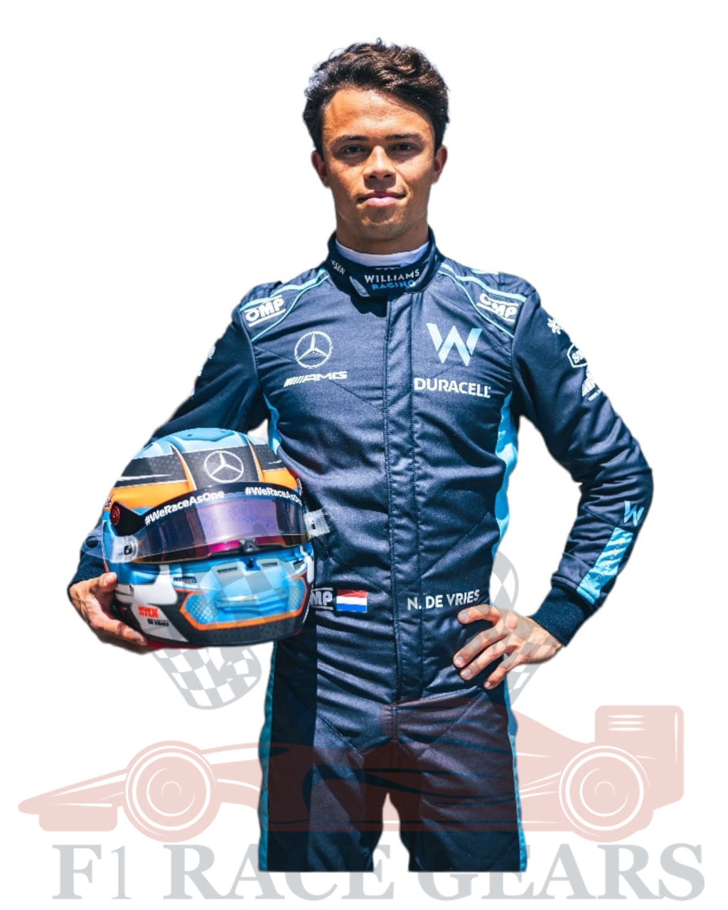 F1 nyck de Vries 2022 race suit