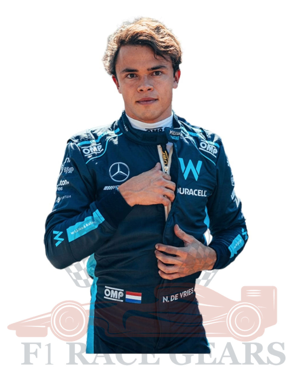 F1 nyck de Vries 2022 race suit