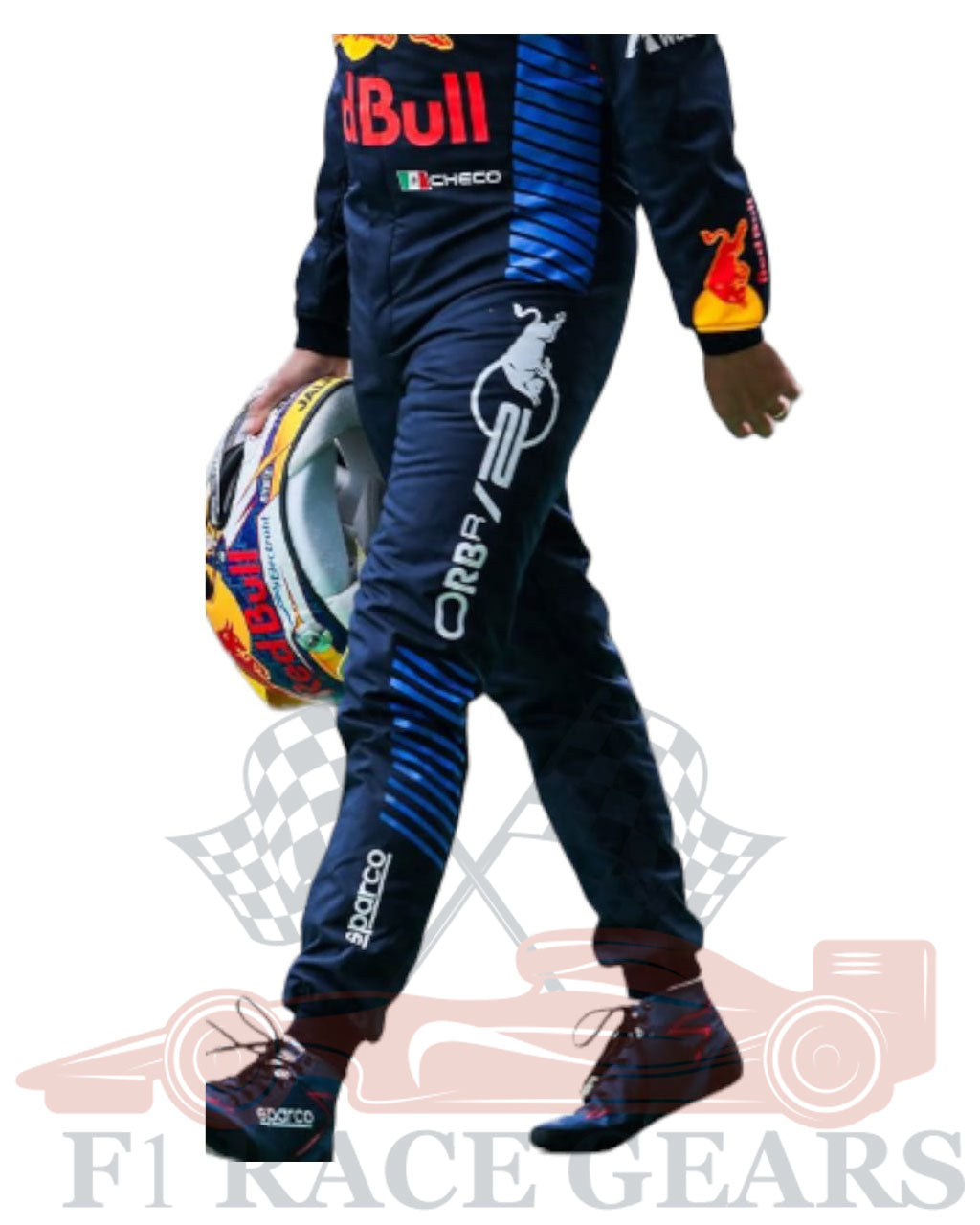 F1 Sergio perez Red bull Honda Oracle 2024 race suit