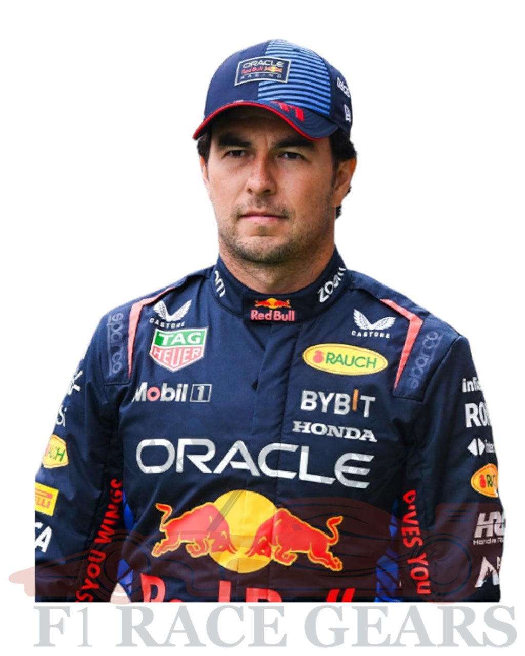 F1 Sergio perez Red bull Honda Oracle 2024 race suit My Store