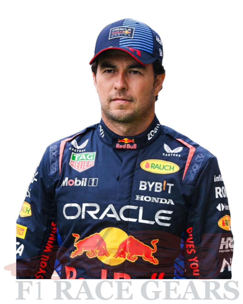 F1 Sergio perez Red bull Honda Oracle 2024 race suit