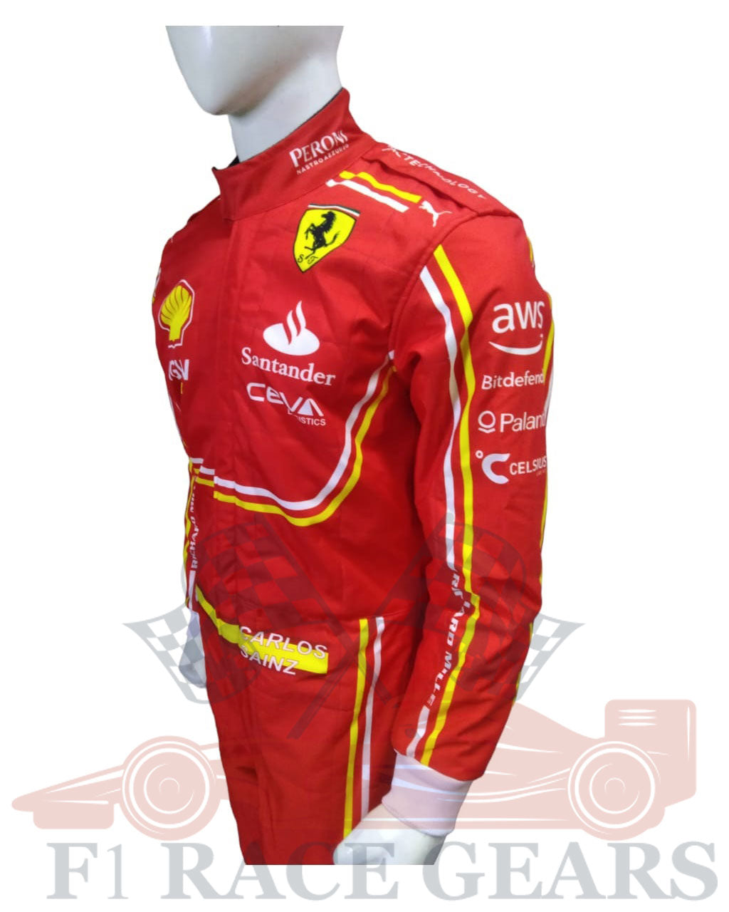 F1 New Carlos Sainz scuderia Ferrari 2024 race suit