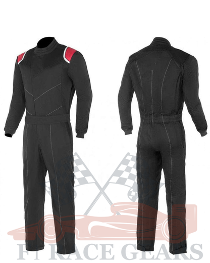Go kart cardura race suit/ jet black