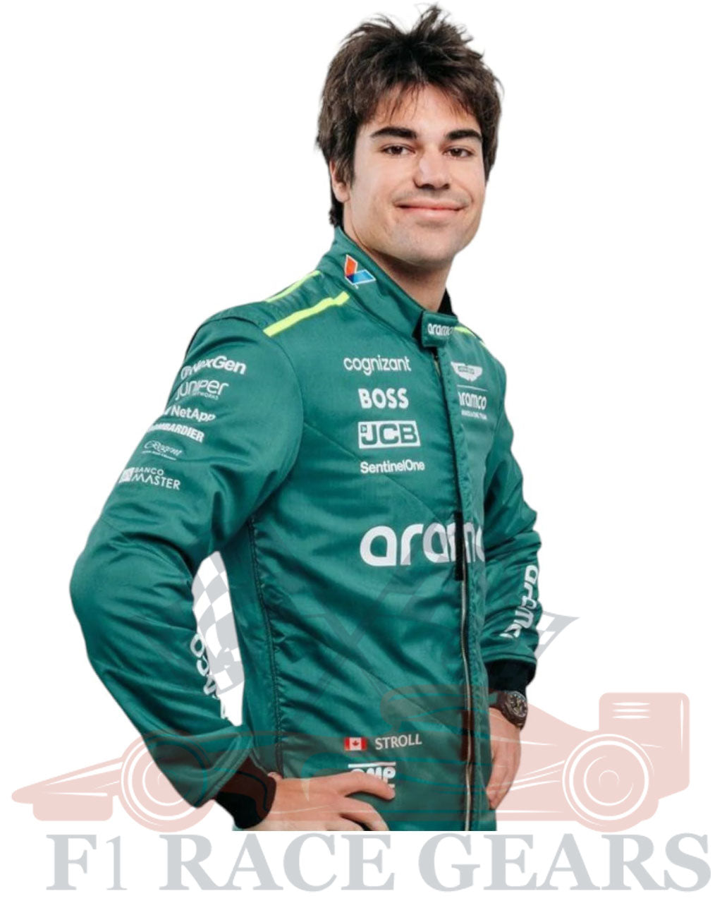 F1 2024 lance stroll Aston Martin race suit