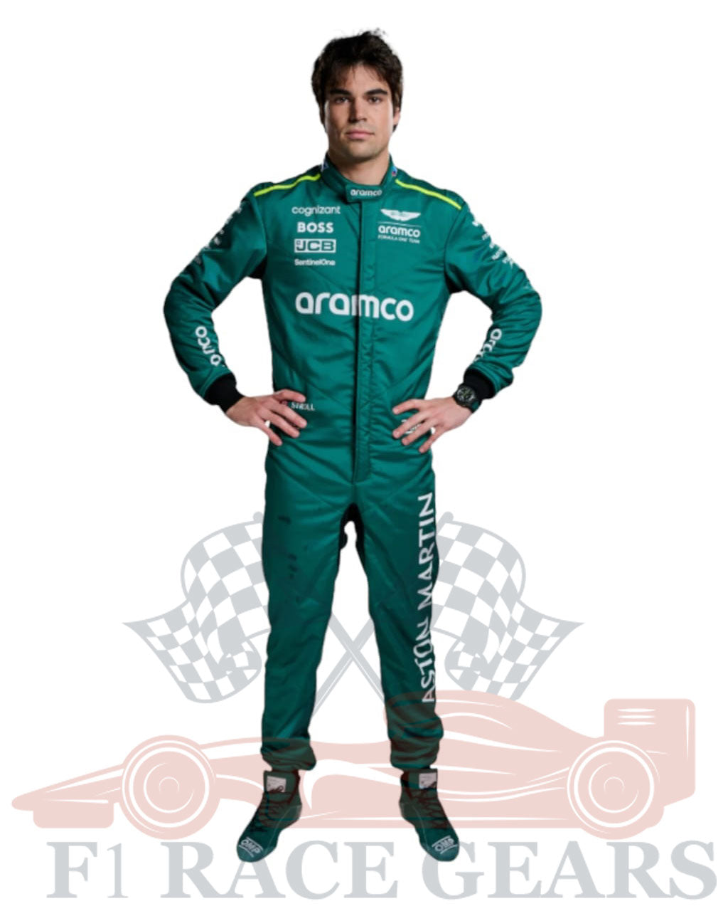 F1 2024 lance stroll Aston Martin race suit