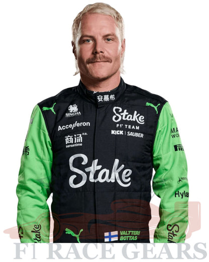 F1 2024 Valtteri Bottas Kick Sauber F1 Team Stake Race Suit