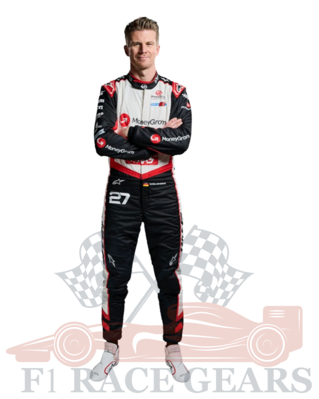 F1 2024 Nico Hulkenberg Haas F1 Team Race Suit