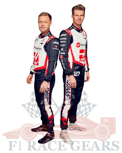 F1 2024 Kevin Magnussen Haas F1 Team Race Suit