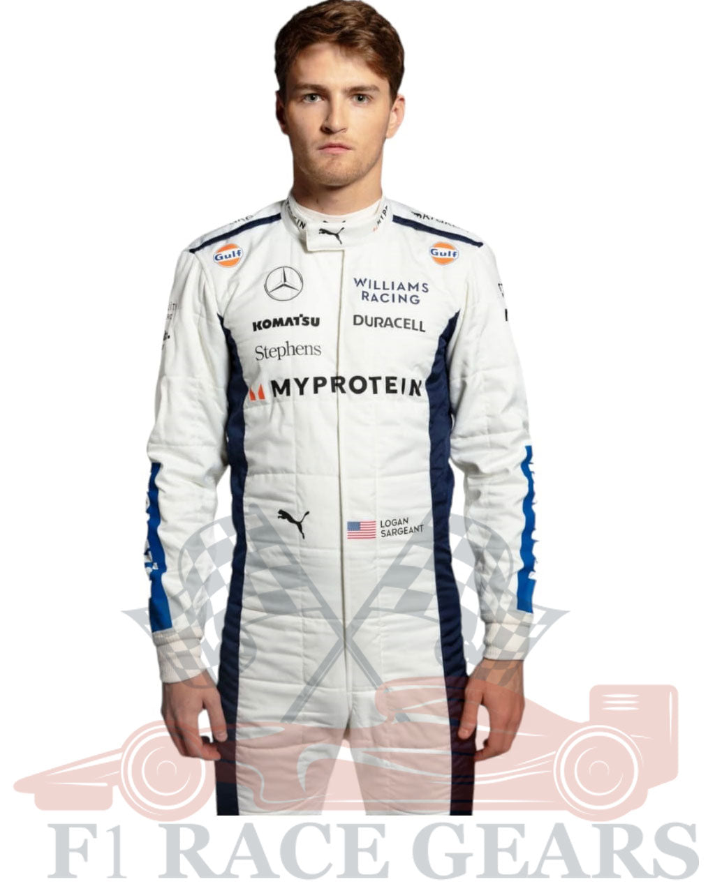 F1 2024 Logan Sargeant Williams F1 Team Race Suit My Store