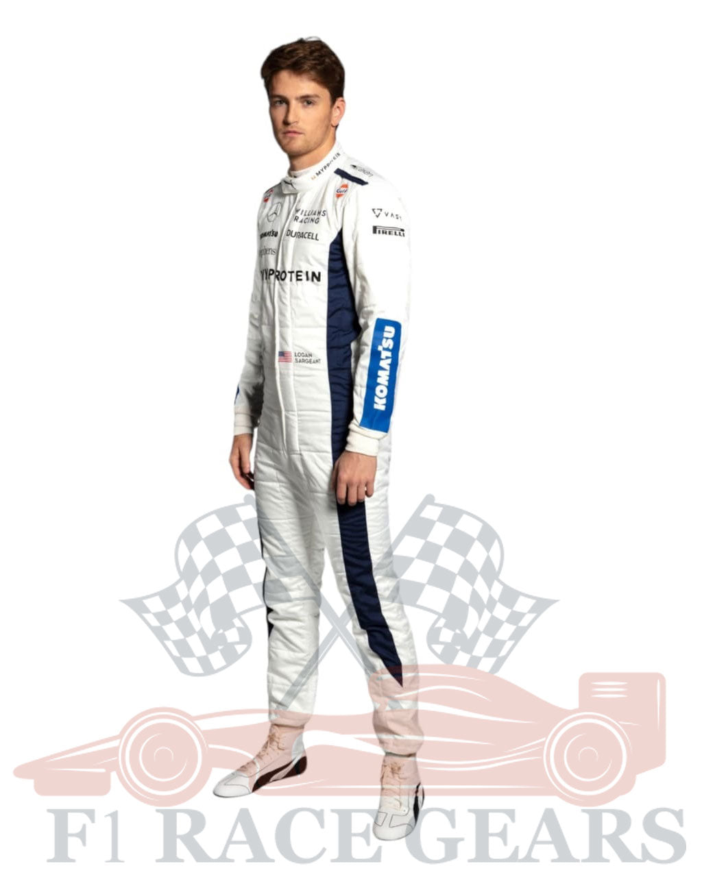 F1 2024 Logan Sargeant Williams F1 Team Race Suit My Store