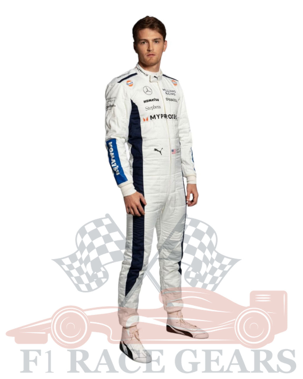 F1 2024 Logan Sargeant Williams F1 Team Race Suit My Store