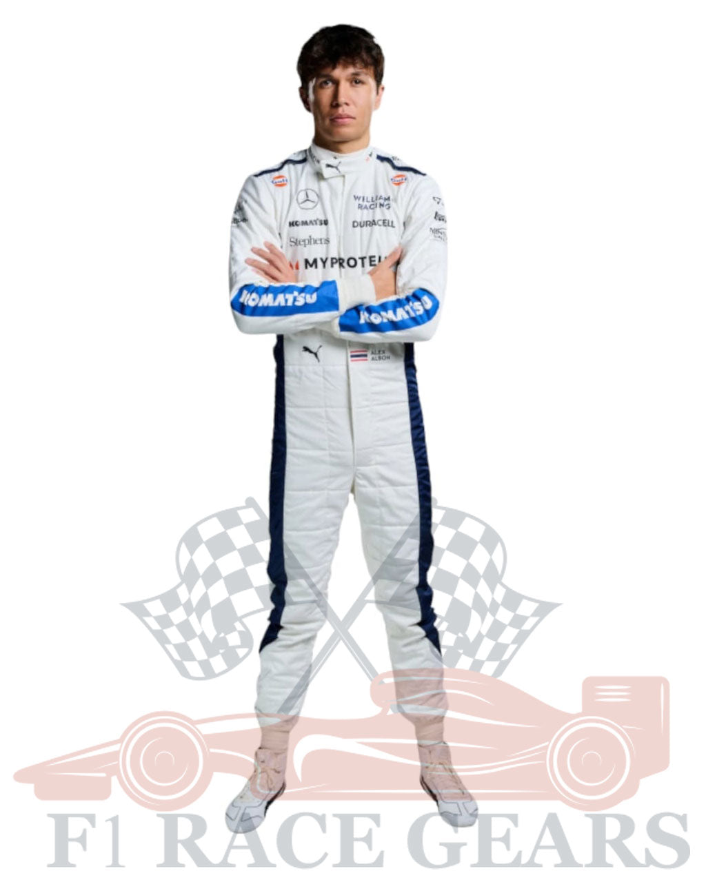 F1 2024 Alex Albon Williams F1 Team Race Suit