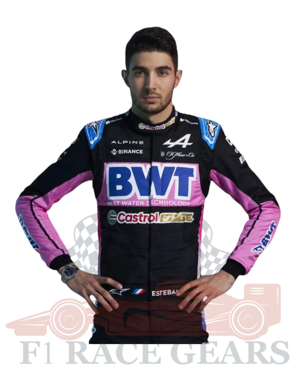 F1 2024 BWT Esteban Ocon Alpine F1 Team Race Suit