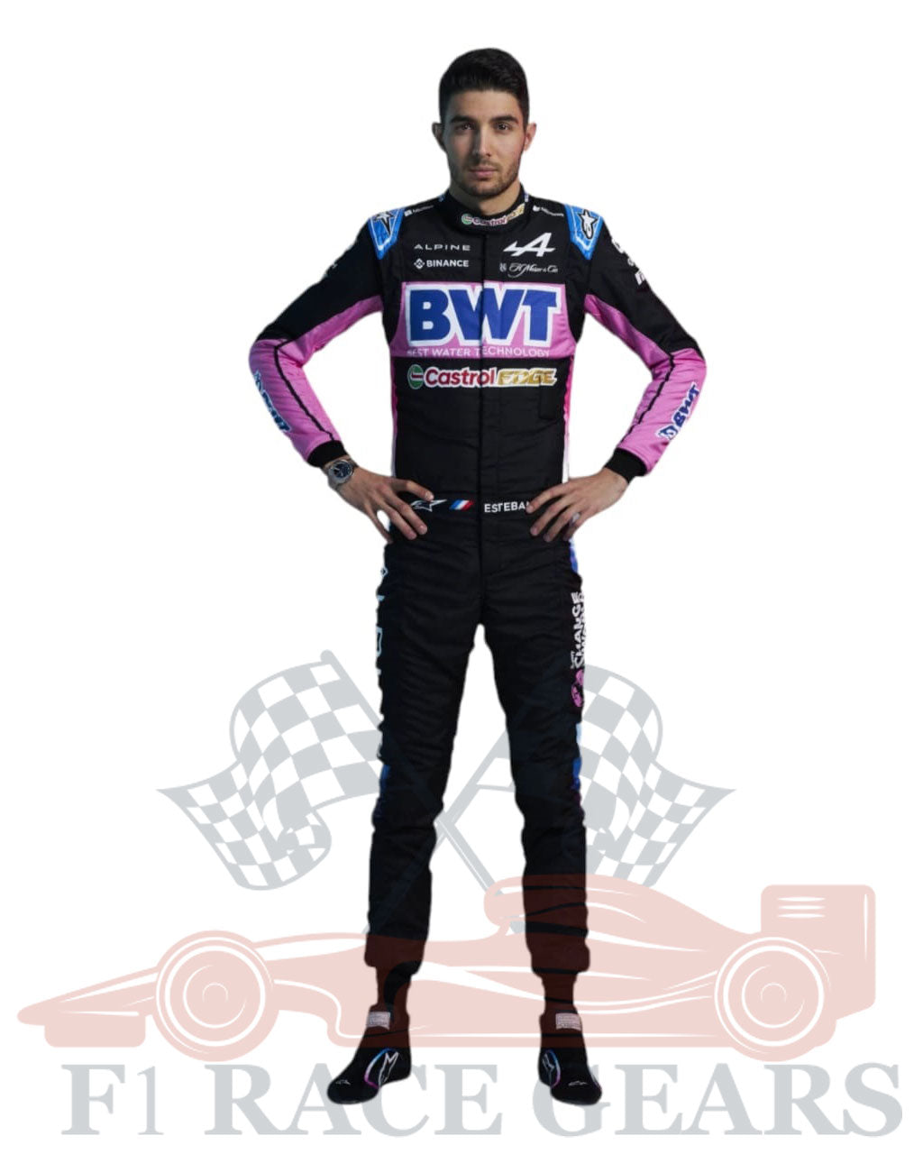 F1 2024 BWT Esteban Ocon Alpine F1 Team Race Suit My Store