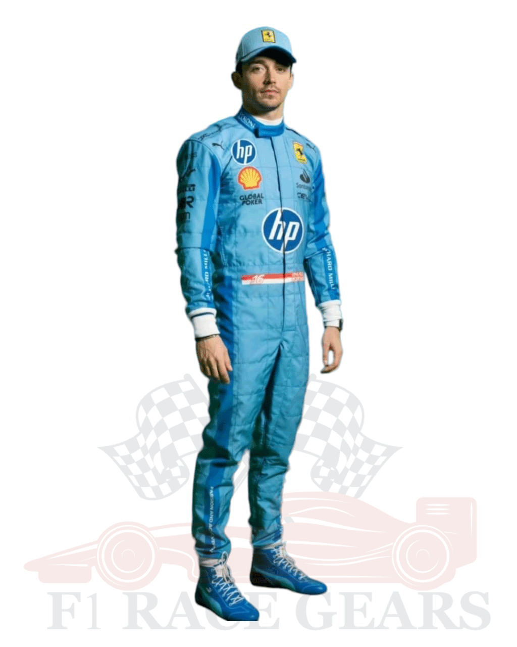 F1 Ferrari Charles leclere Miami GP 2024 race suit